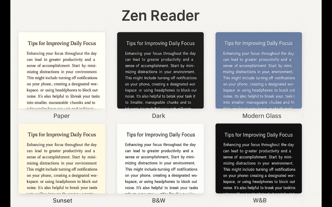 Zen -Leser - Für ADHS -Köpfe, die sich für den Fokus sehnen Medien 3