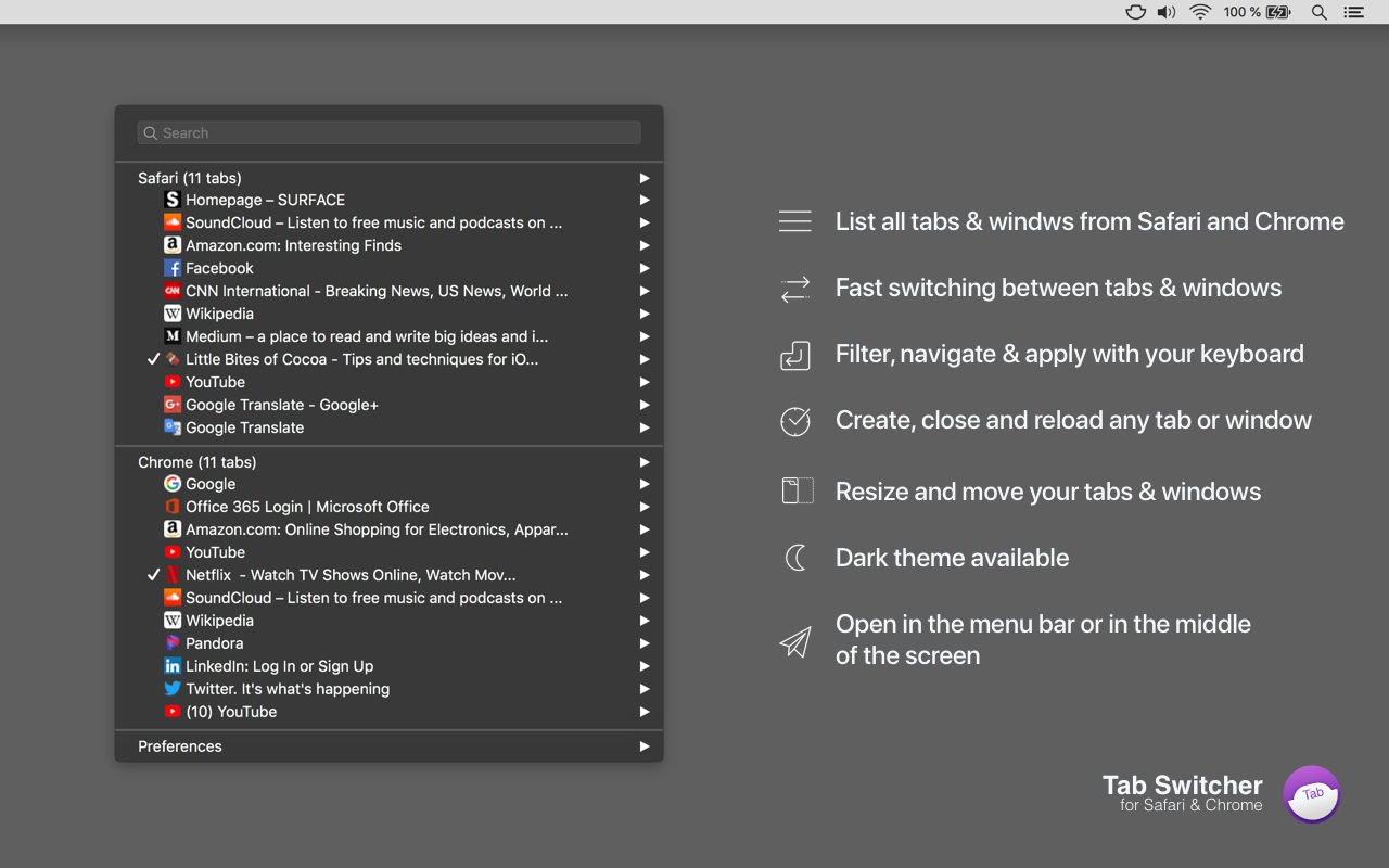 Tab Switcher gallery image