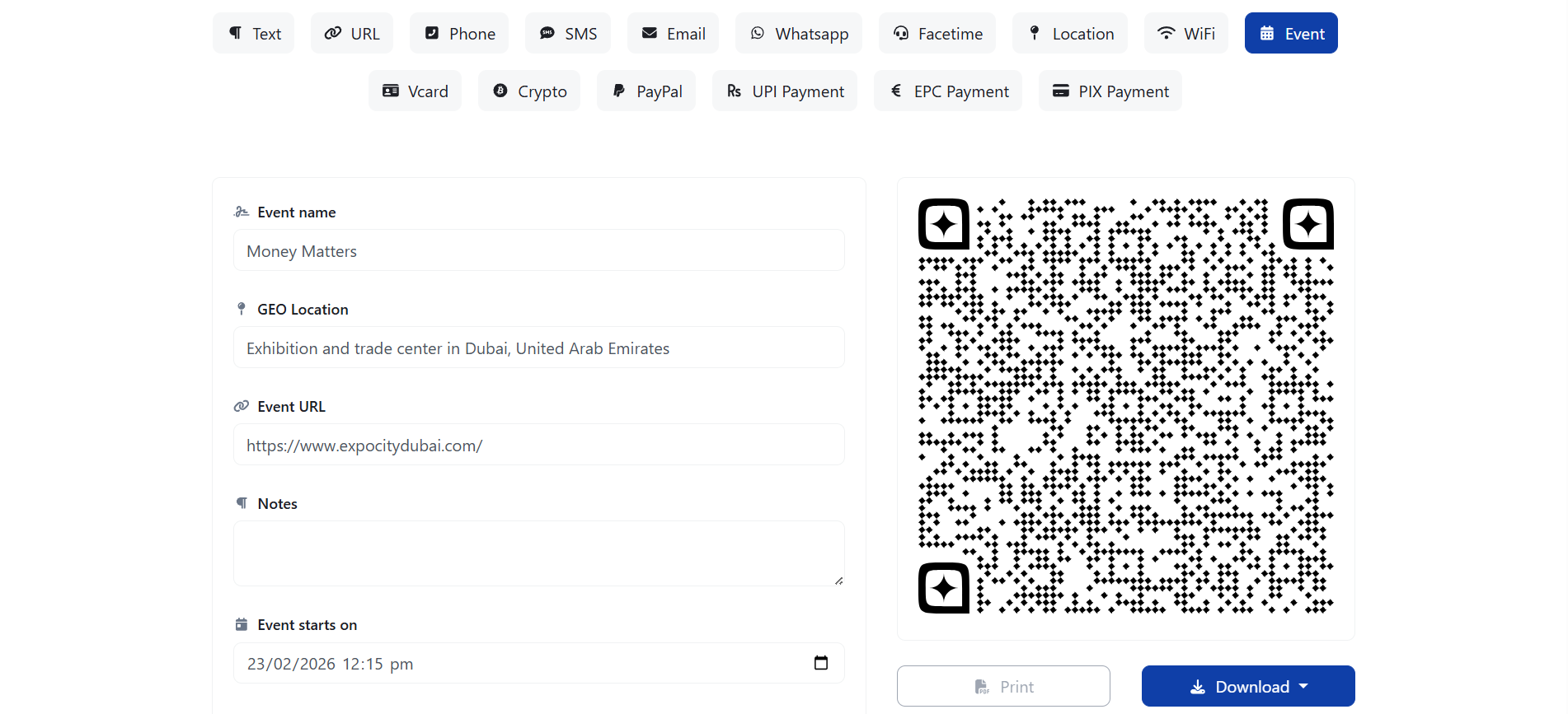 TryQRCode - Screenshot 2 showing product features and functionality