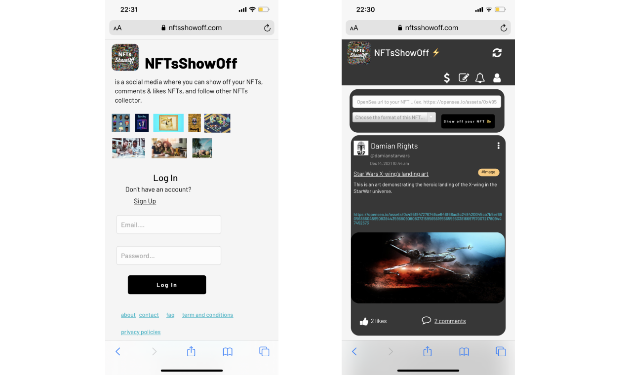 NFTsShowOff gallery image