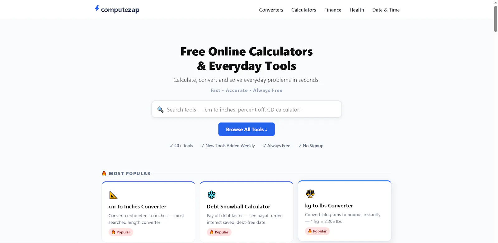 ComputeZap screenshot 1