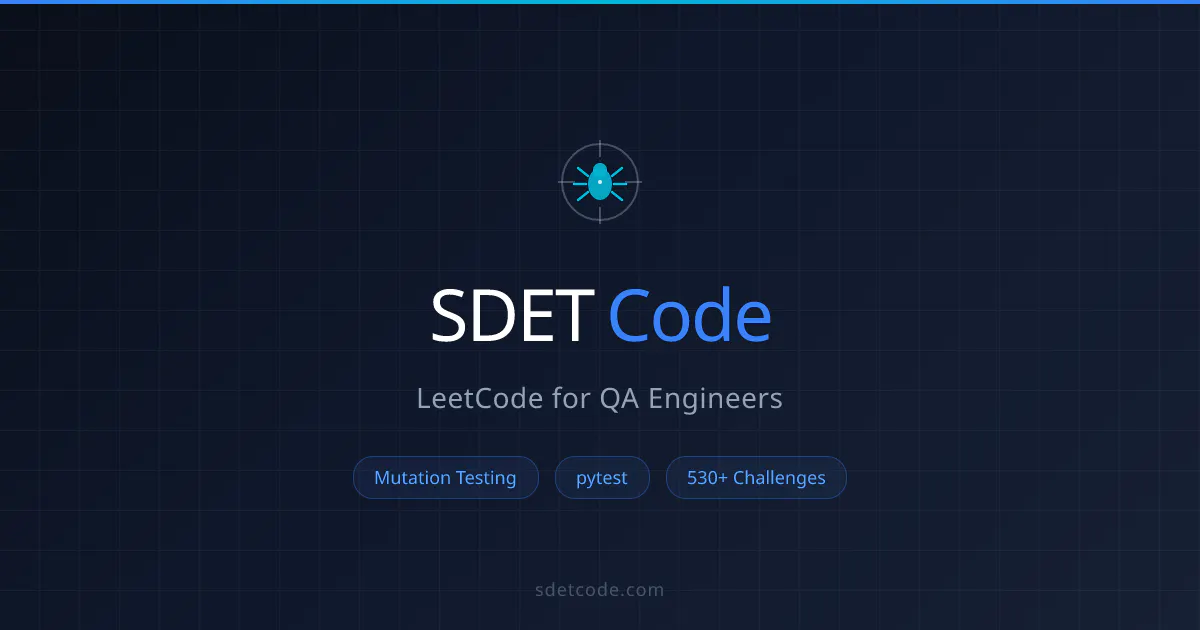 SDET Code product banner