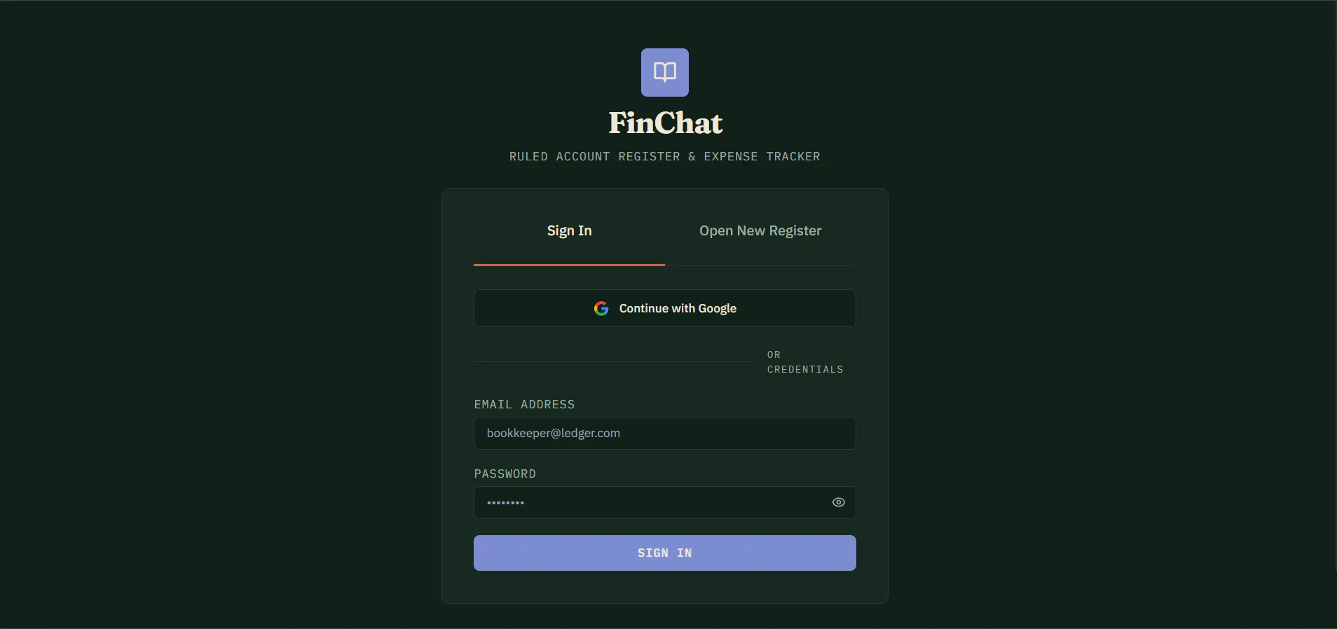 FinChat — Expense Tracker logo