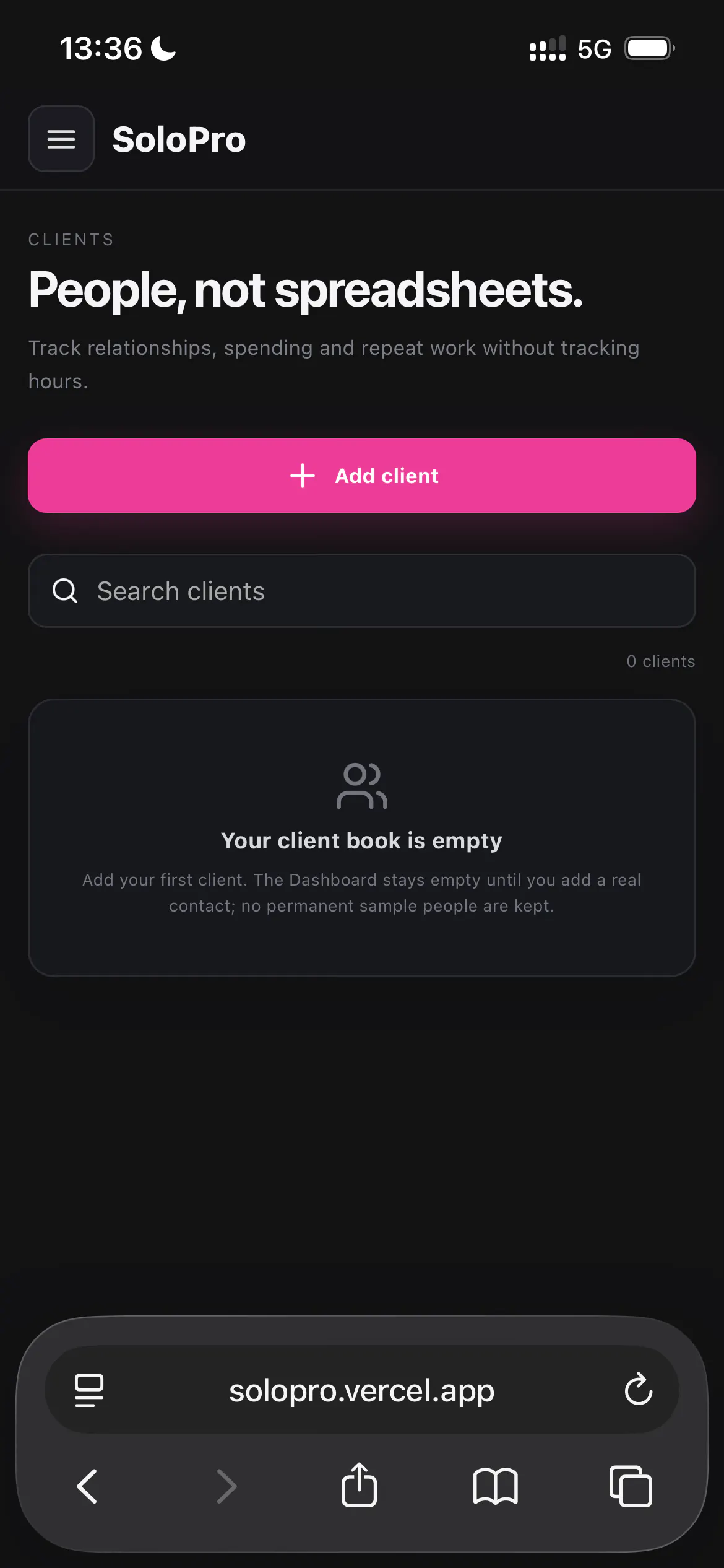 SoloPro screenshot