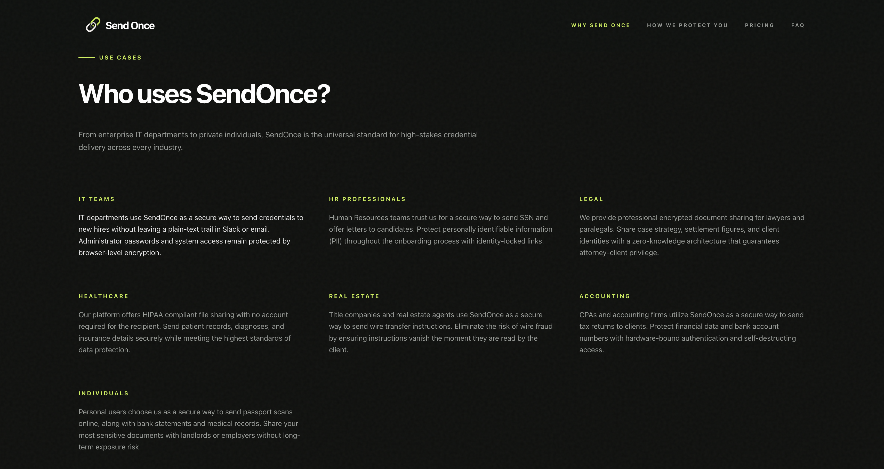 Send Once gallery image