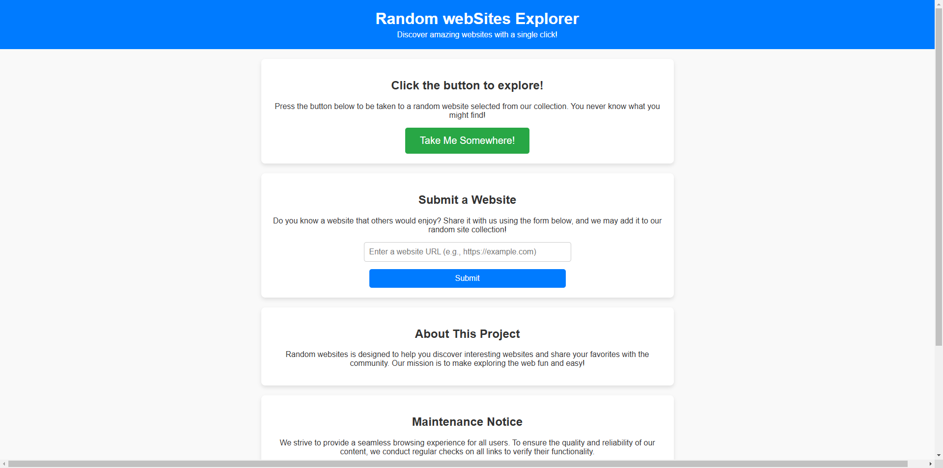 Discover Random Websites - Explore the internets hidden gems media 1