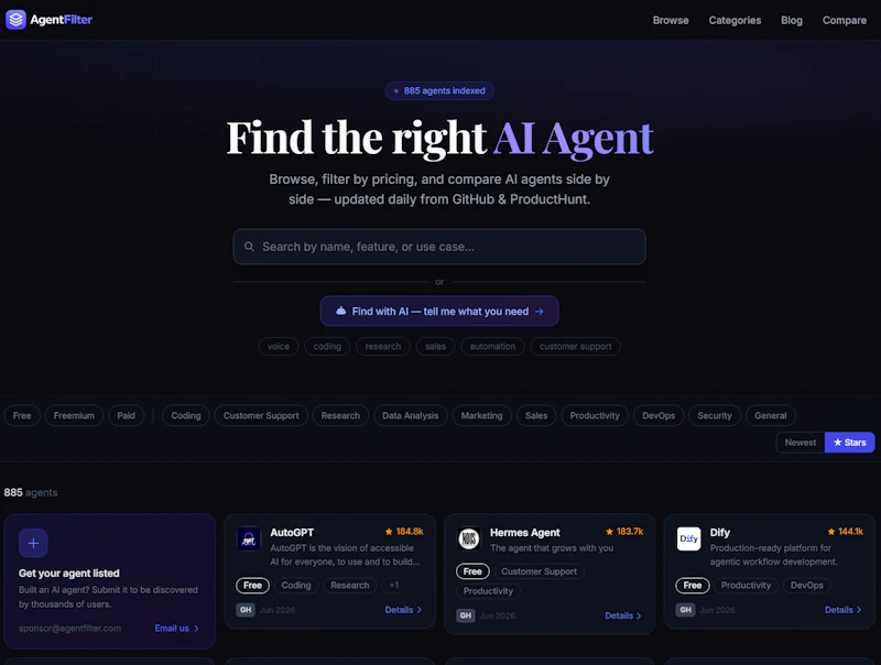 AgentFilter screenshot 1