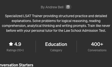 LSAT Study GPT gallery image