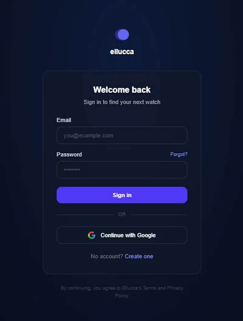 Ellucca screenshot 1