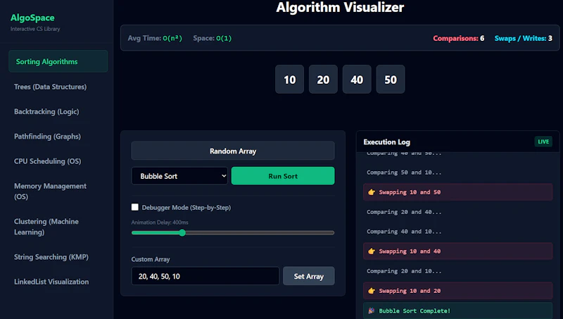 AlgoSpace screenshot 2