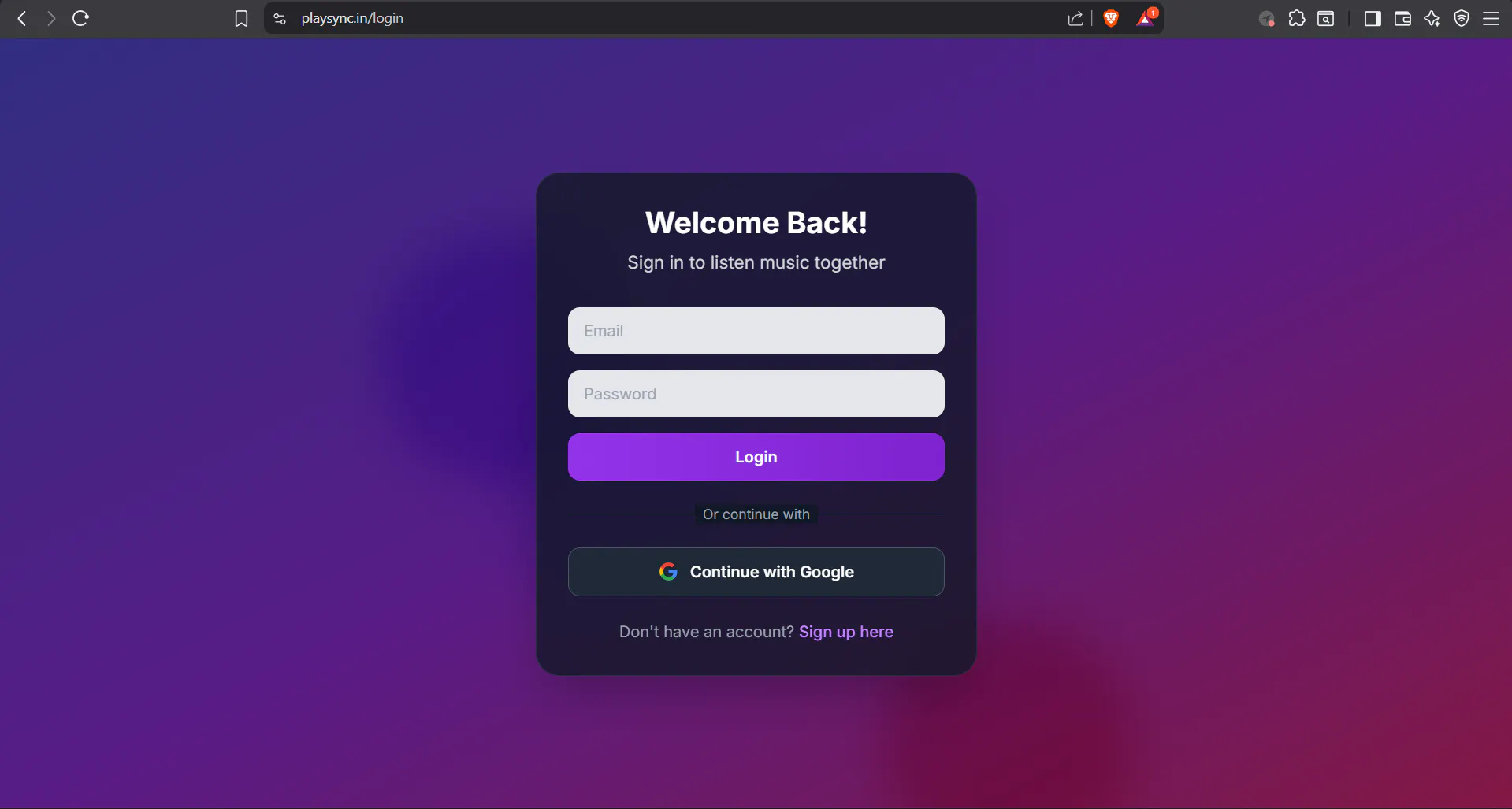 PlaySync product banner