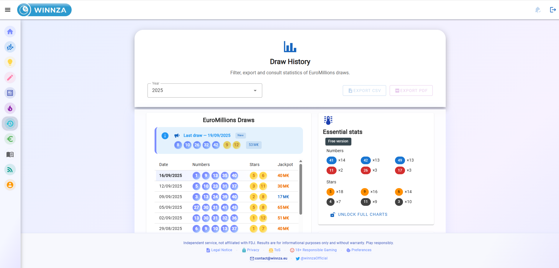 Winnza — EuroMillions screenshot 4