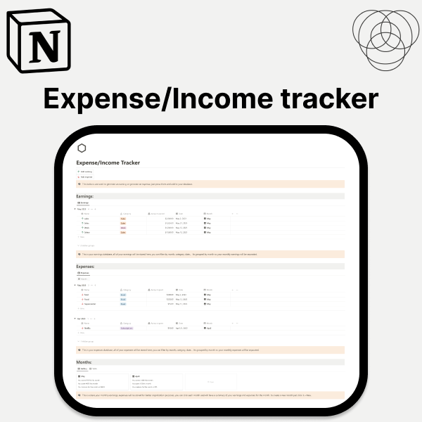 Expense/Income tracker