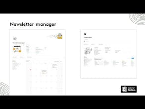 Newsletter manager gallery image