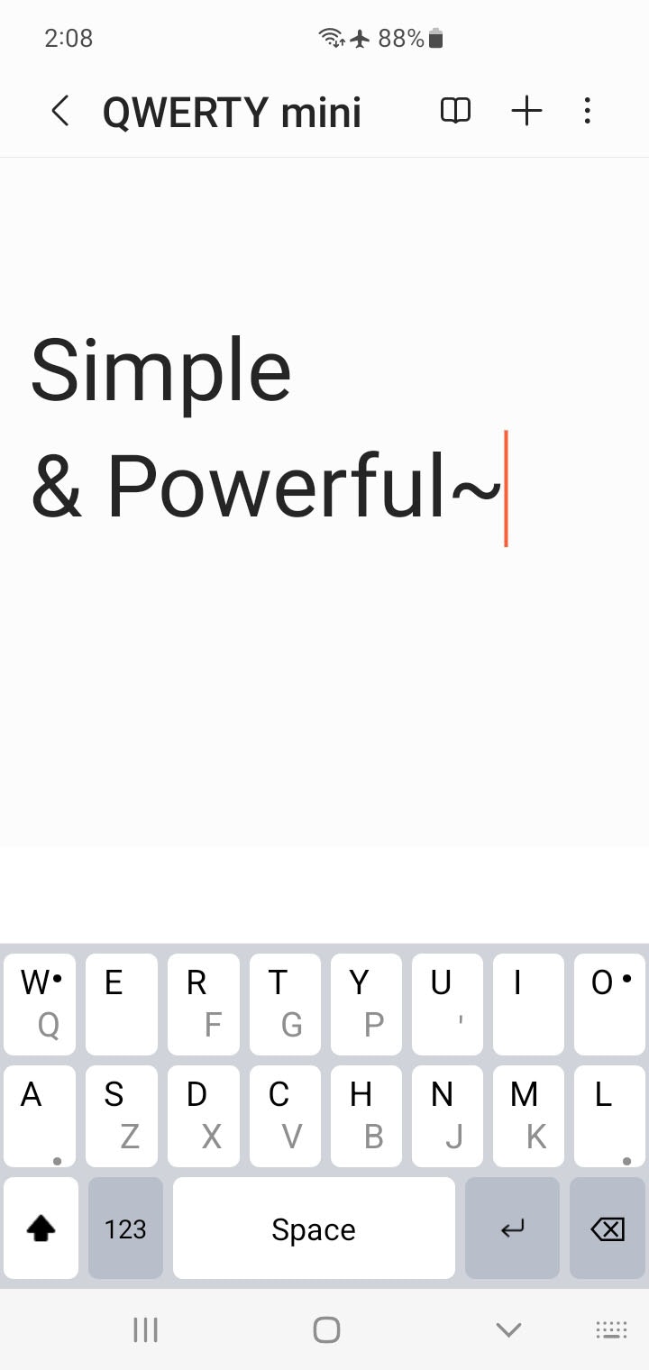 Qwerty Mini (İngilizce geniş versiyonu) - Daha hızlı, daha akıllı mobil yazma için 16 anahtarlı bir klavye medya 4