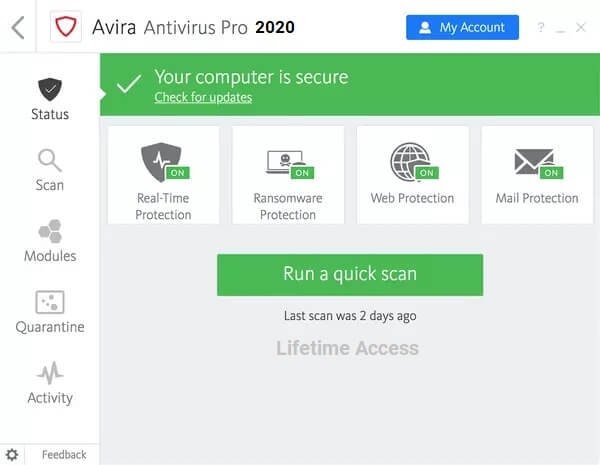 Avira Antivirus Pro 2020 15.0.2 gallery image