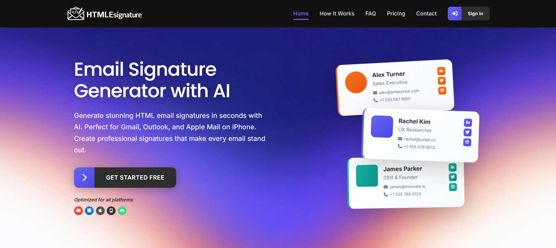 Esignature - Main product screenshot demonstrating key features and user interface