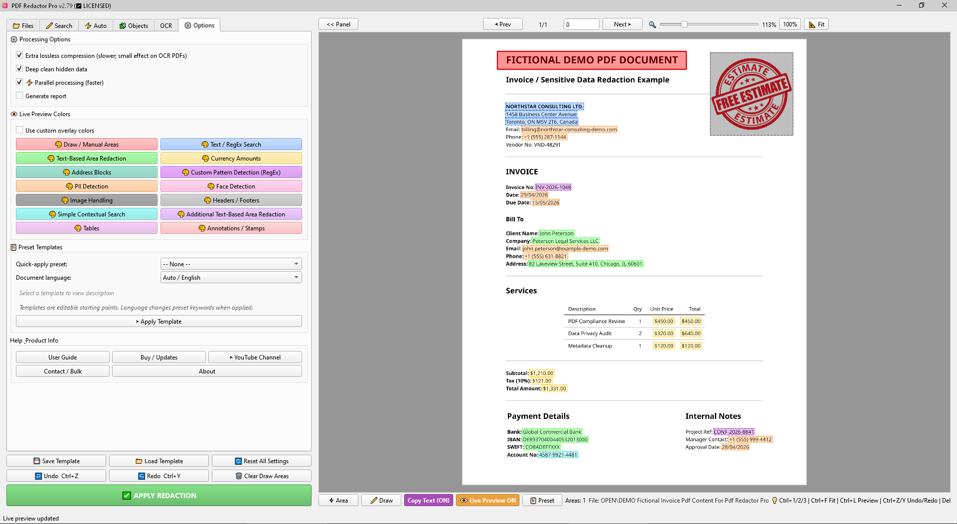 PDF Redactor Pro gallery image