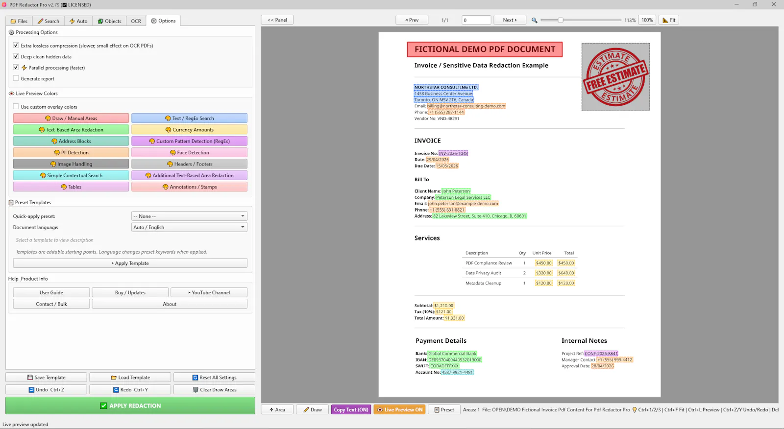 PDF Redactor Pro screenshot 17