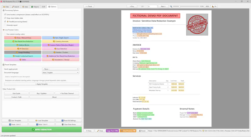 PDF Redactor Pro screenshot 17