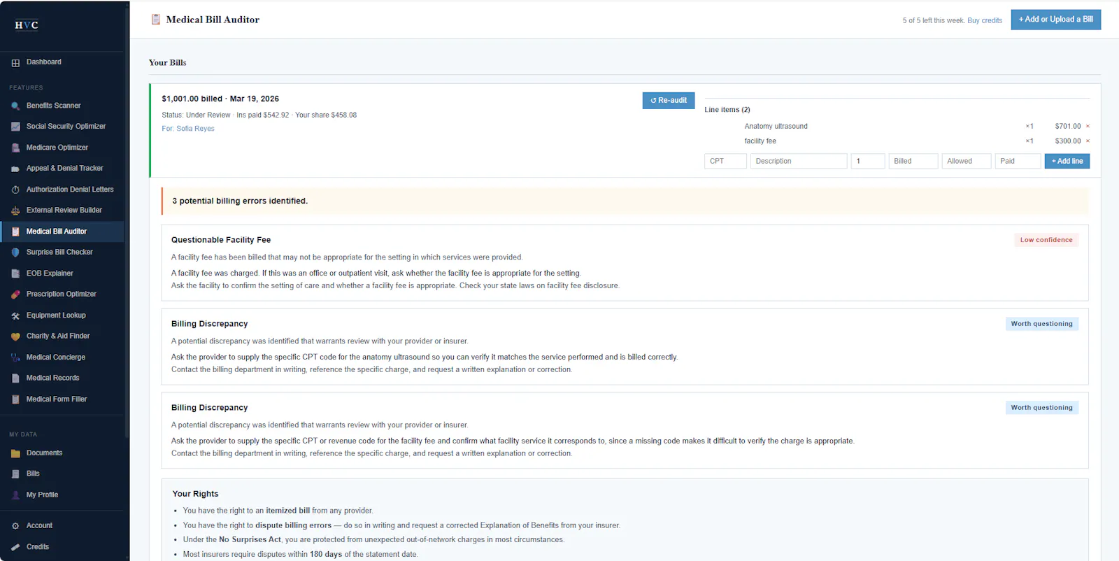 Healthvocate.com screenshot 3