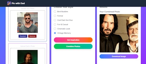 Pic with Dad gallery image