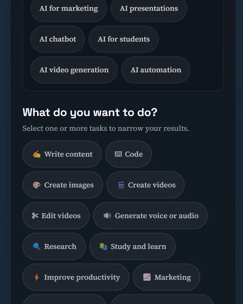 NeutrixFlow AI Tool Finder gallery image