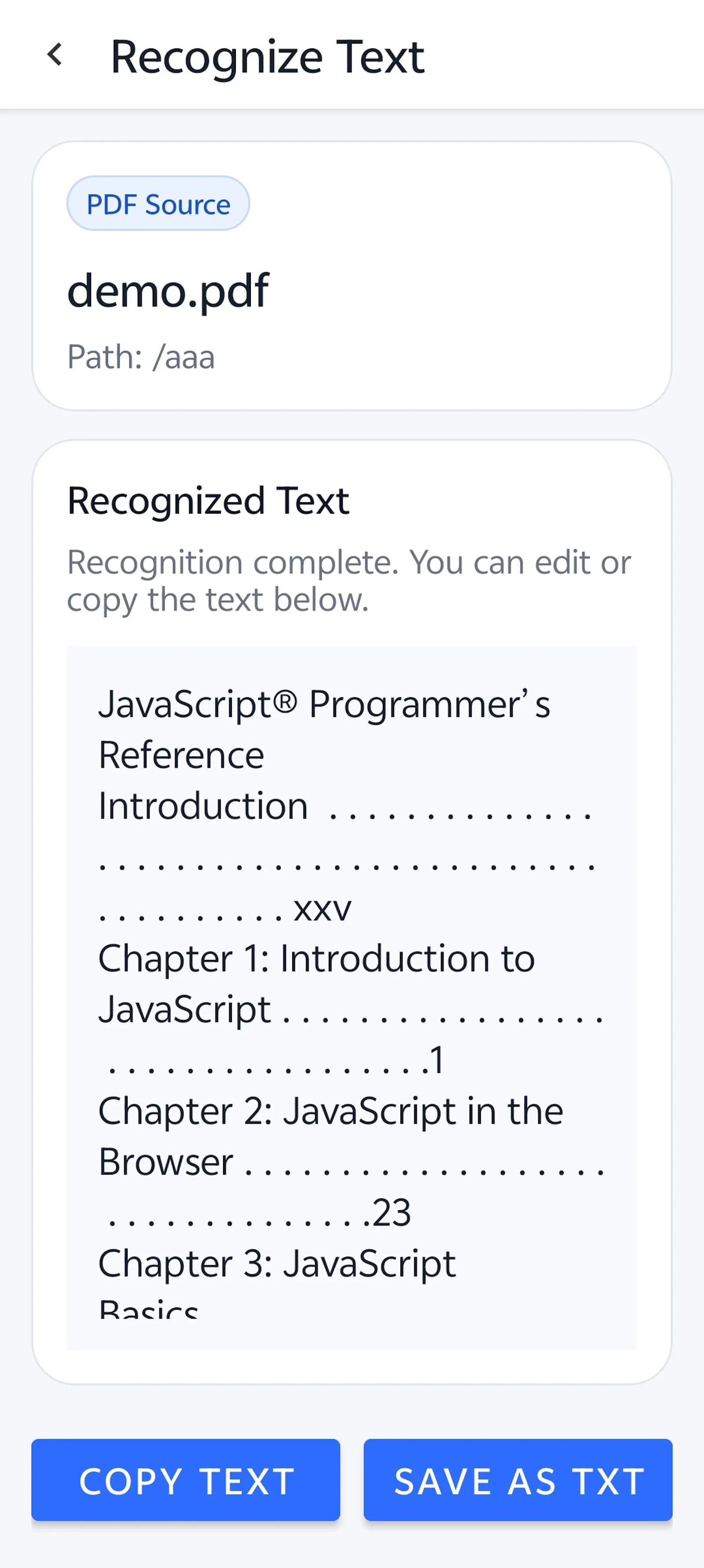 Mini PDF Tool Box screenshot 4