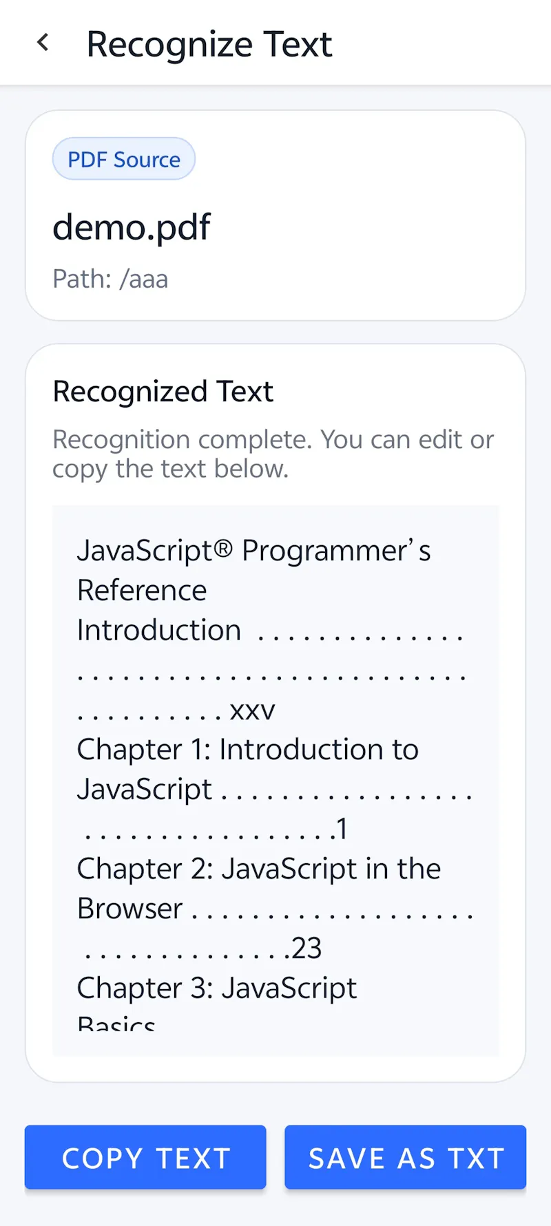 Mini PDF Tool Box screenshot 4