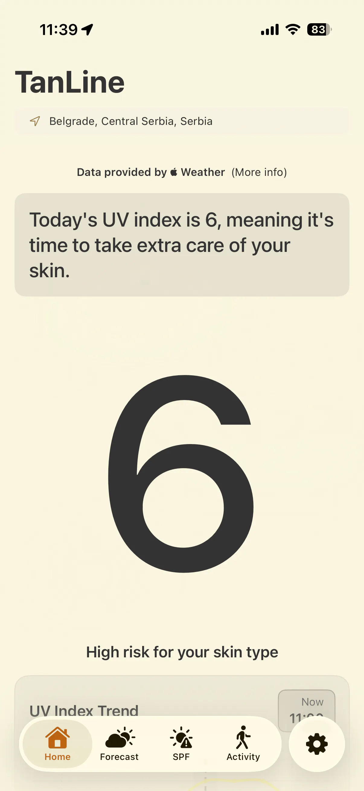 TanLine: Sun Safety Tracker gallery image