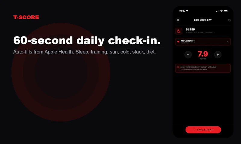 T-Score: Boost Testosterone screenshot 4
