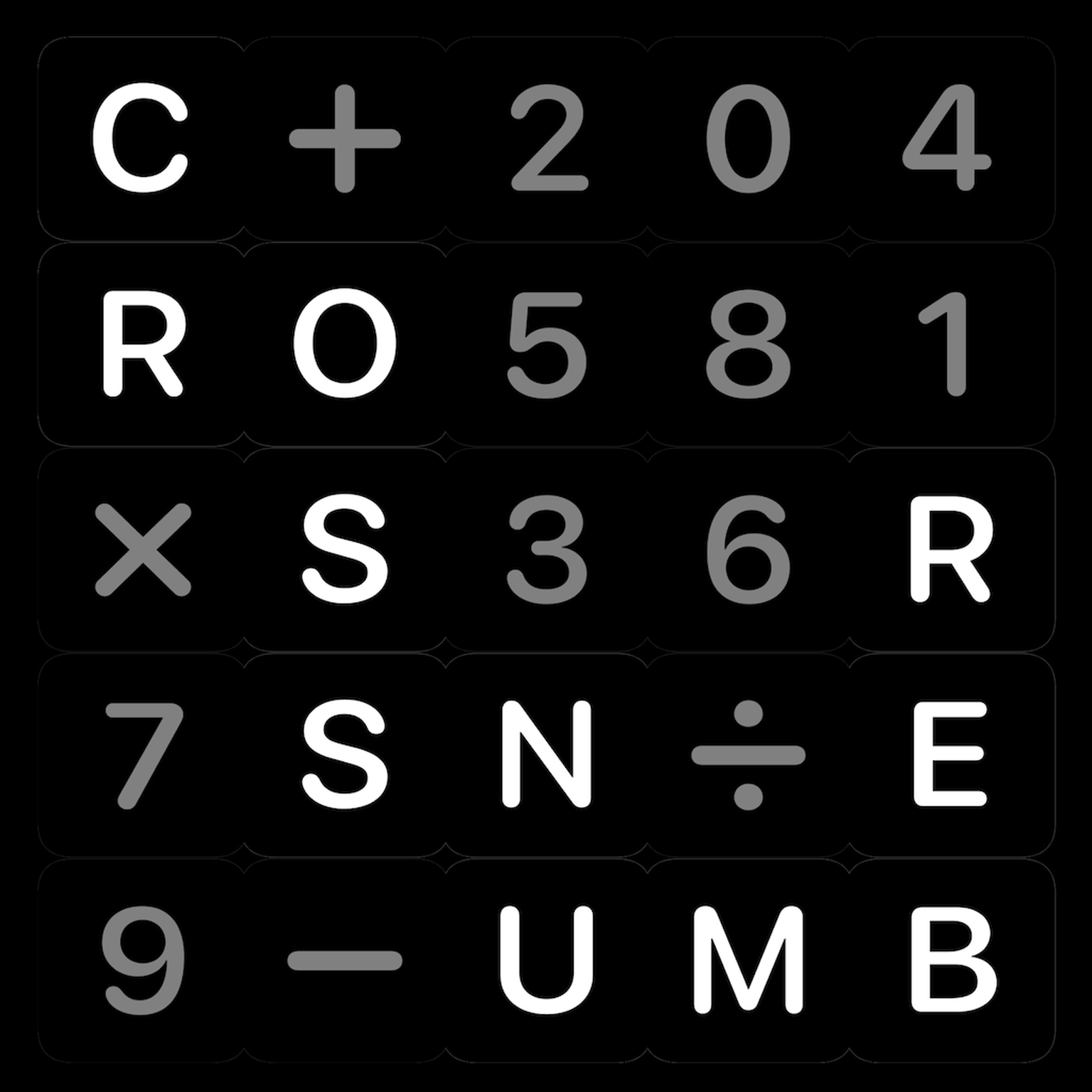 Crossnumber