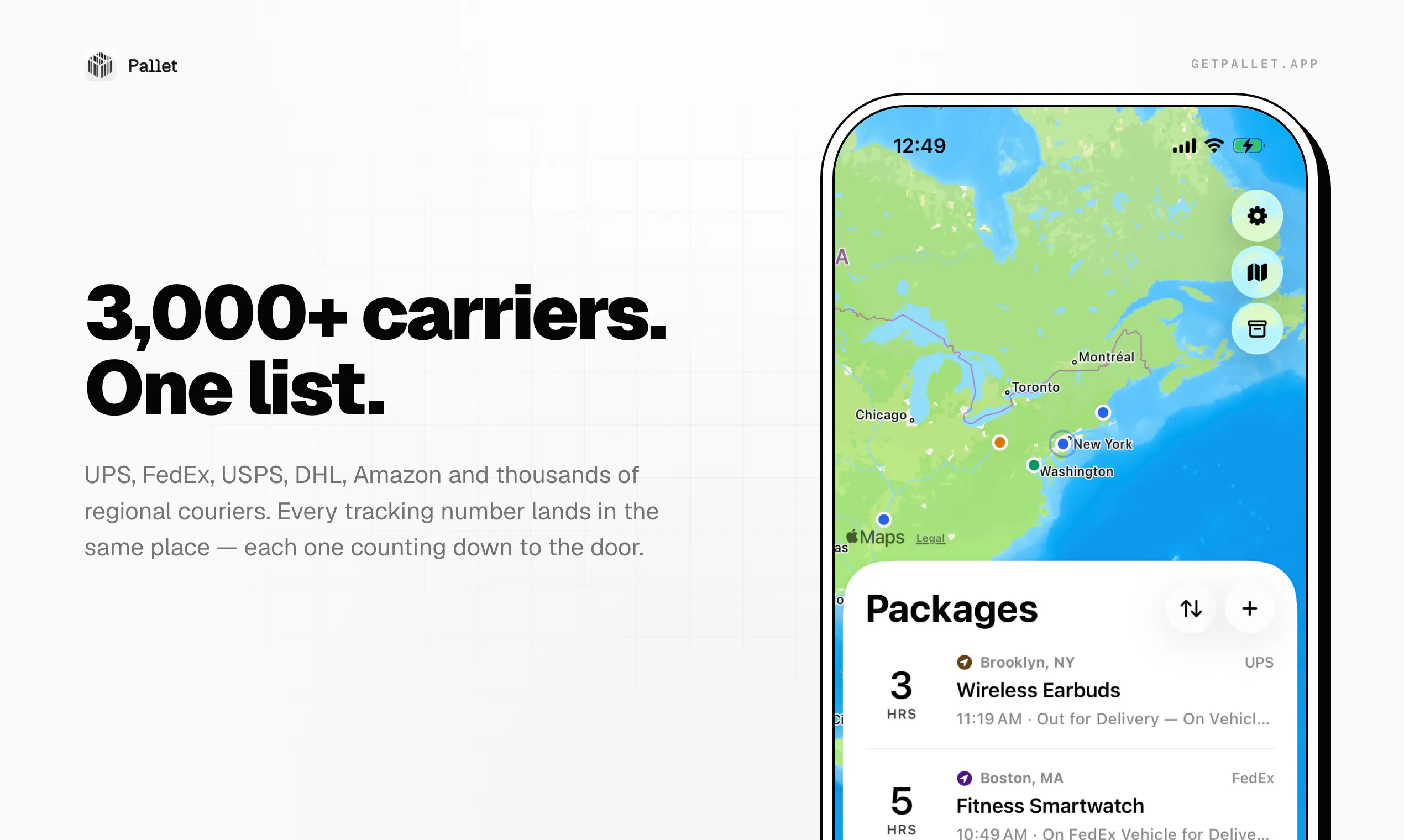 Pallet: Package Tracker gallery image