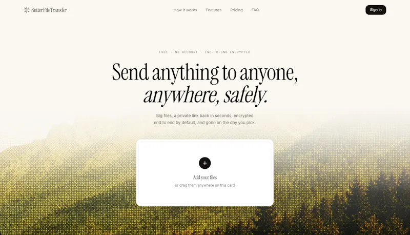 BetterFileTransfer screenshot 1