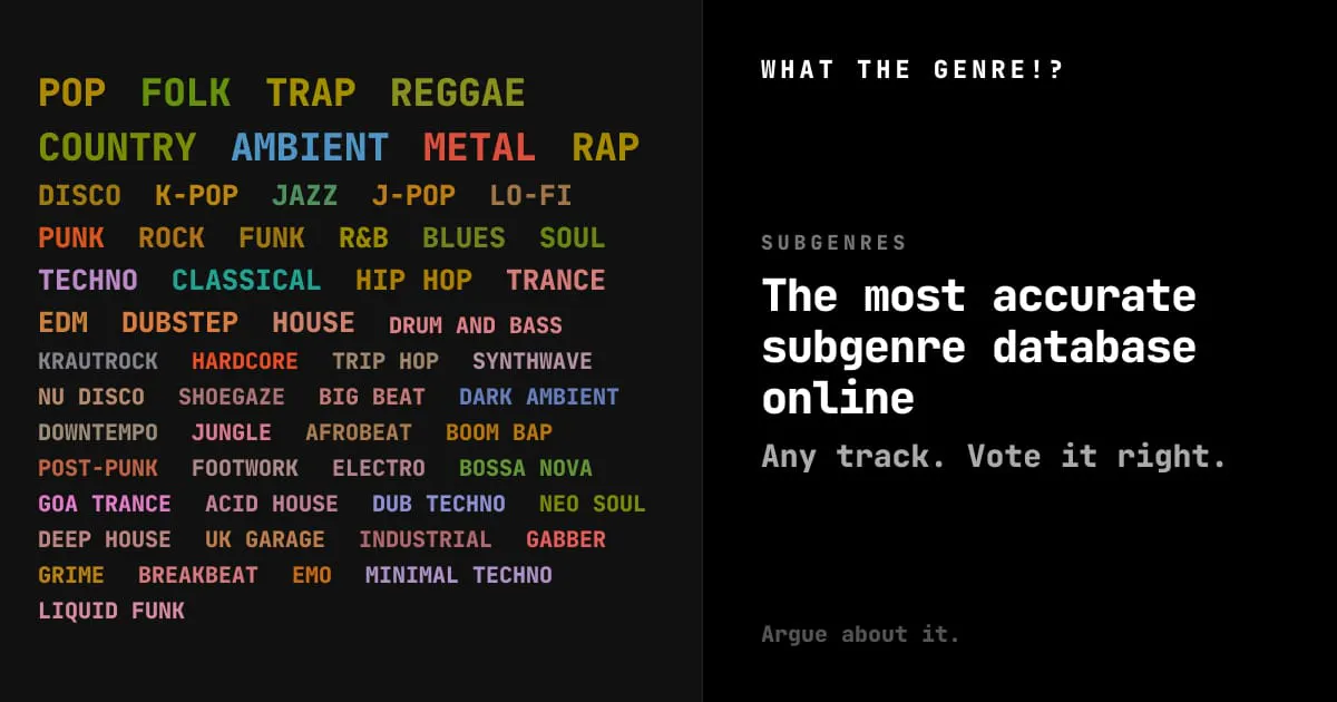 WHAT THE GENRE!? gallery image