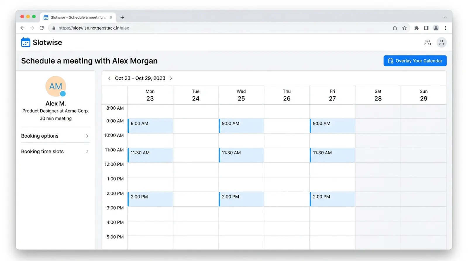 Slotwise screenshot 1