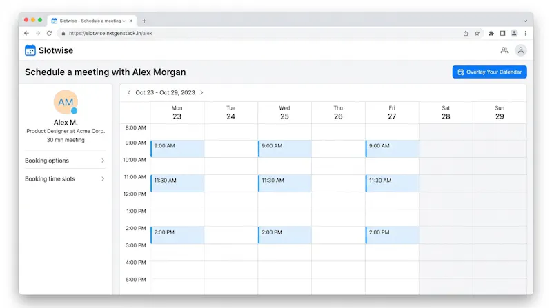Slotwise screenshot 1
