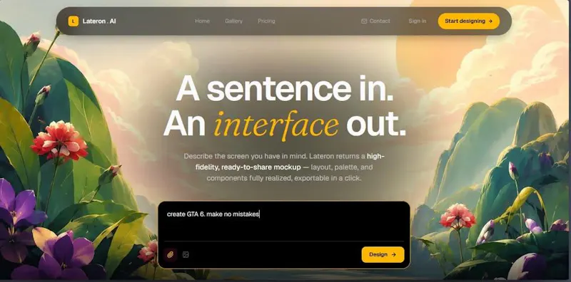 Lateron screenshot 1