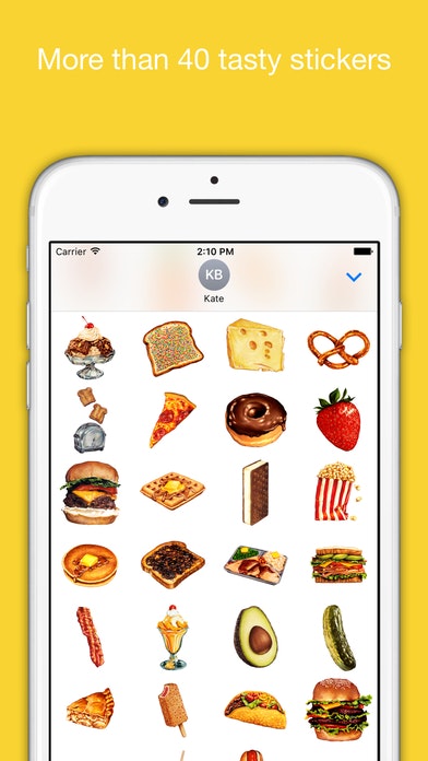 Americana Food Sticker Pack by Redbubble gallery image