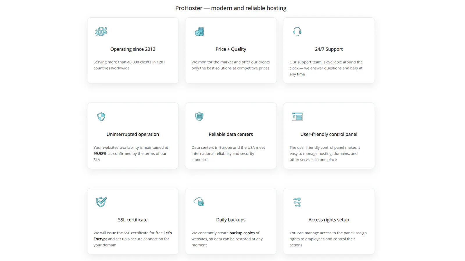 prohoster screenshot 1