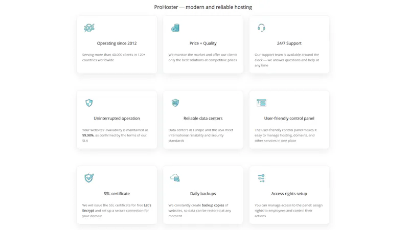 prohoster screenshot 1