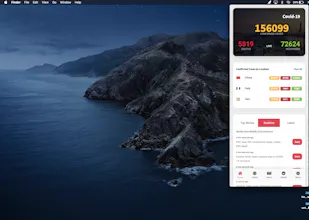 TrackCovid19 - Mac Menubar App gallery image