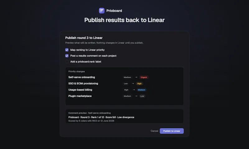 Prioboard screenshot 4