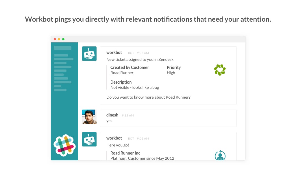 Personal Workbot for Slack gallery image