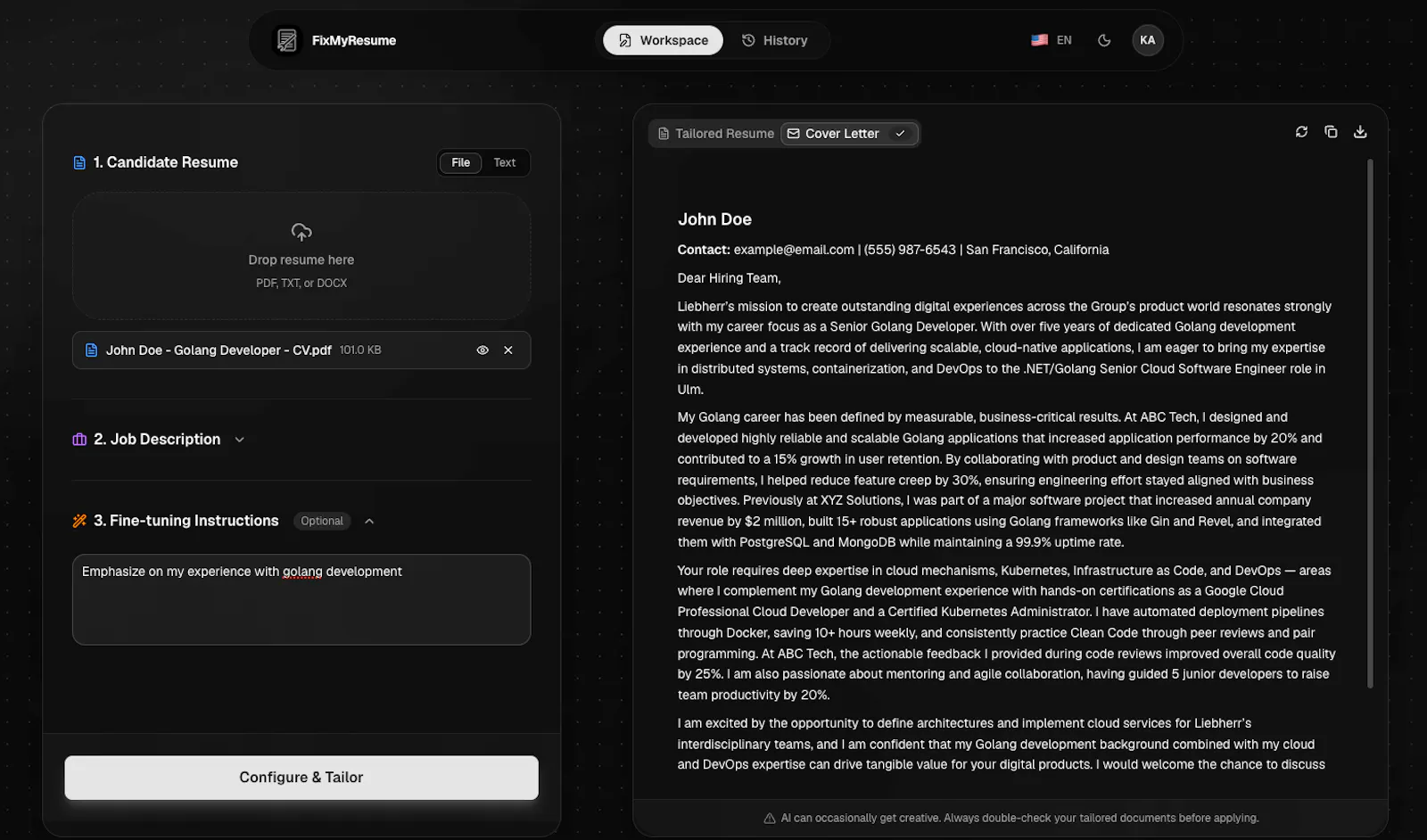FixMyResume screenshot 4