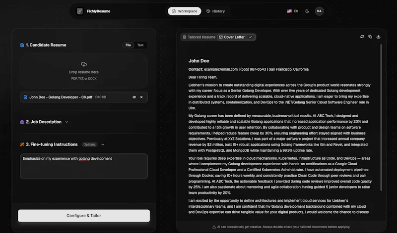 FixMyResume screenshot 4