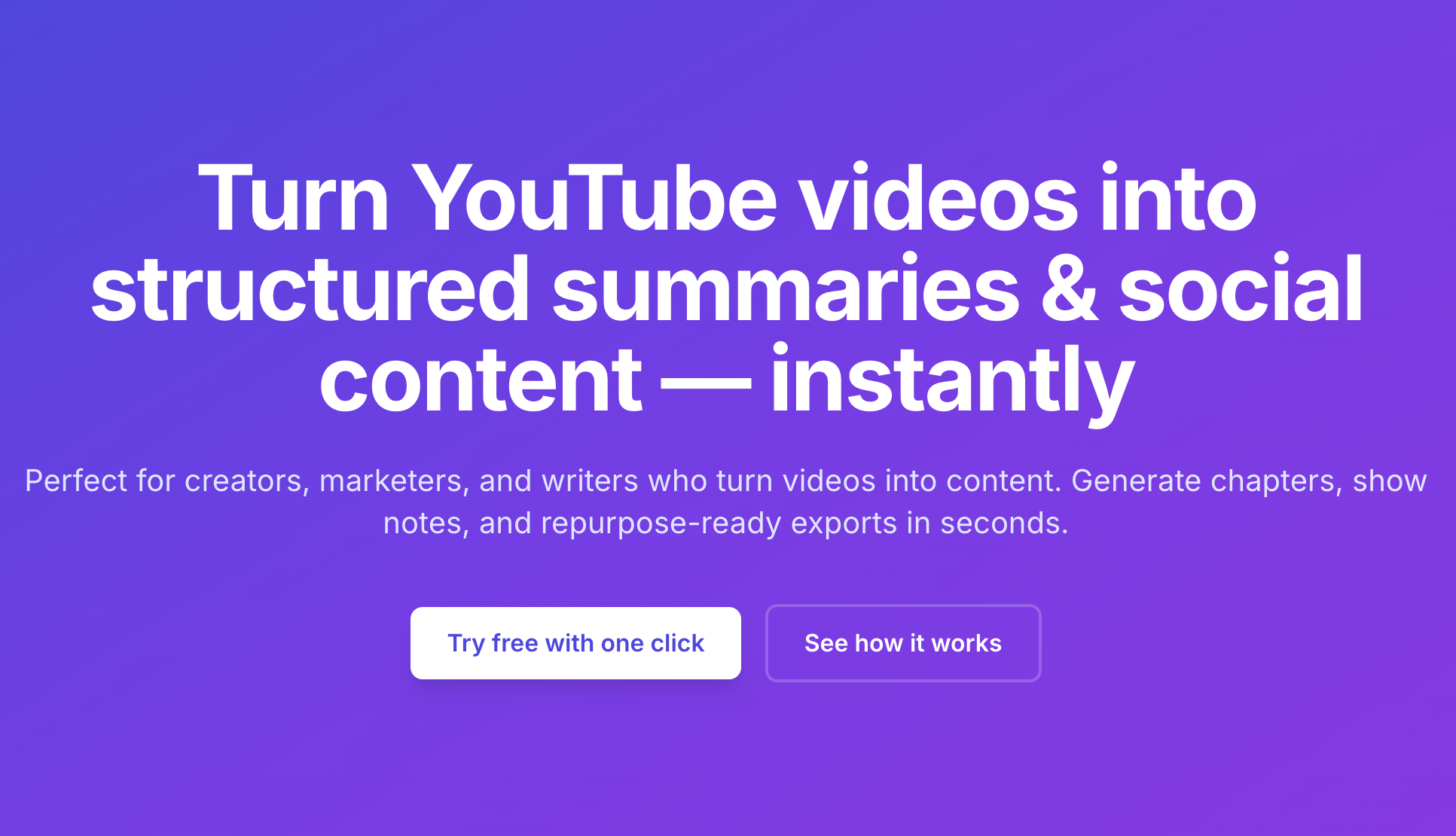 AI YouTube Summarizer