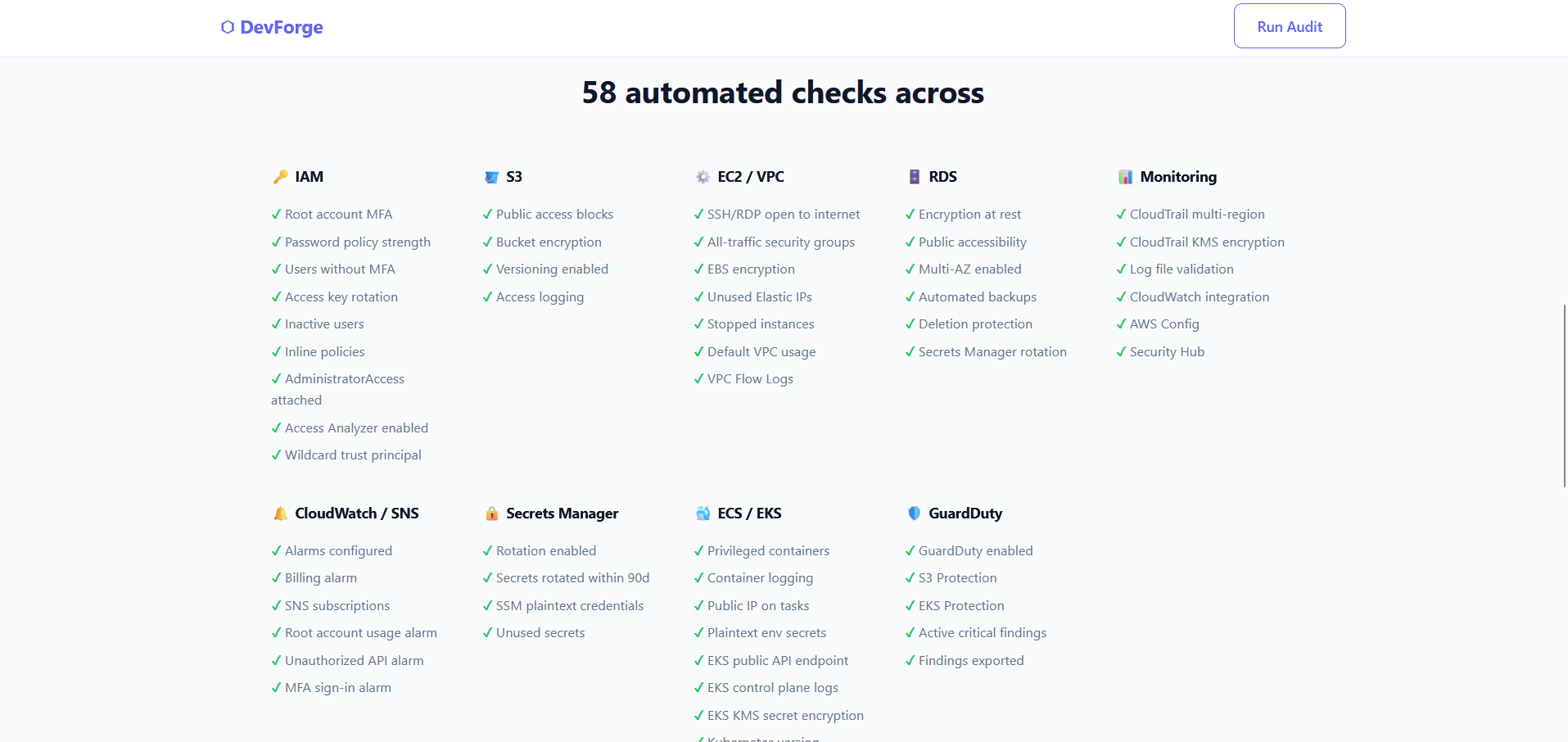DevForge Audit gallery image