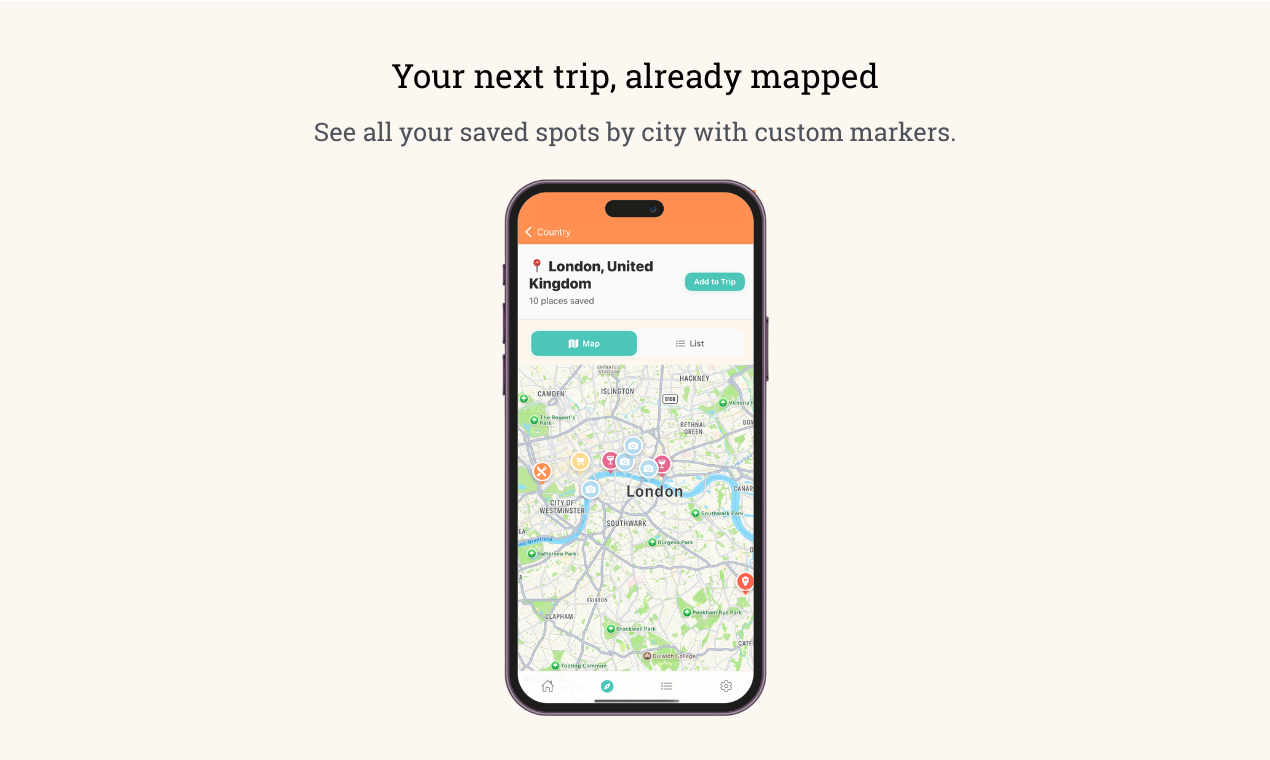 TravelTreasure - Screenshot 3 showing product features and functionality