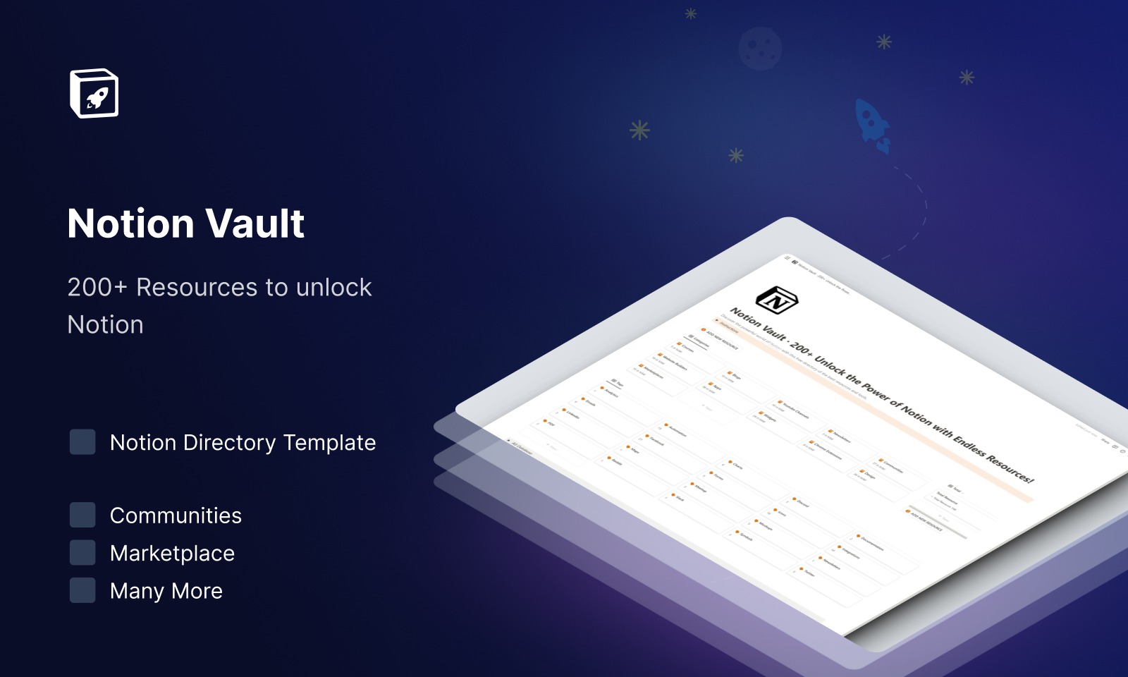 Notion Vault: 200 ทรัพยากรความคิด